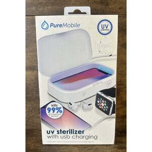 Pure Mobile UV Sterilizer With USB Charging New In Box Fast And Safe Shipping